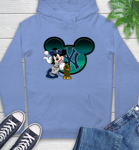 MLB New York Yankees The Commissioner's Trophy Mickey Mouse Disney Hoodie 11