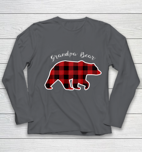 GRANDPA BEAR Men Red Plaid Christmas Pajama Family Gift Youth Long Sleeve 6