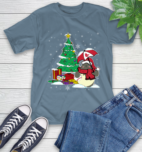 Boston Red Sox MLB Baseball Cute Tonari No Totoro Christmas Sports T-Shirt 8