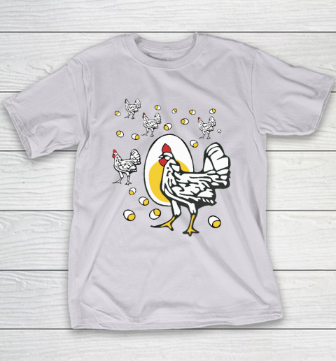 Roseanne Chicken Shirt  Funny Roseanne Rooster and Egg Youth T-Shirt 3
