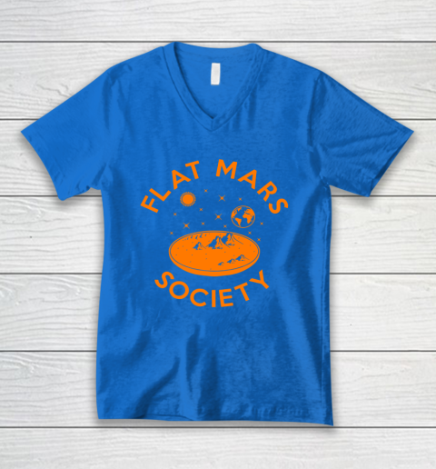 Flat Mars Society Shirt V-Neck T-Shirt 6 Flat Mars Society Shirt V-Neck T-Shirt - Image 6