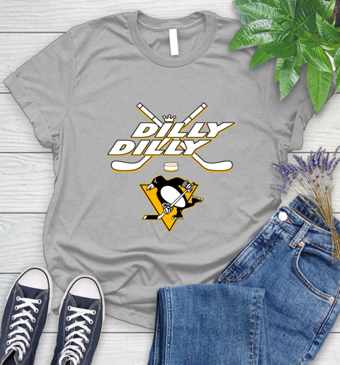 NHL Pittsburgh Penguins Dilly Dilly Hockey Sports Women's T-Shirt 5