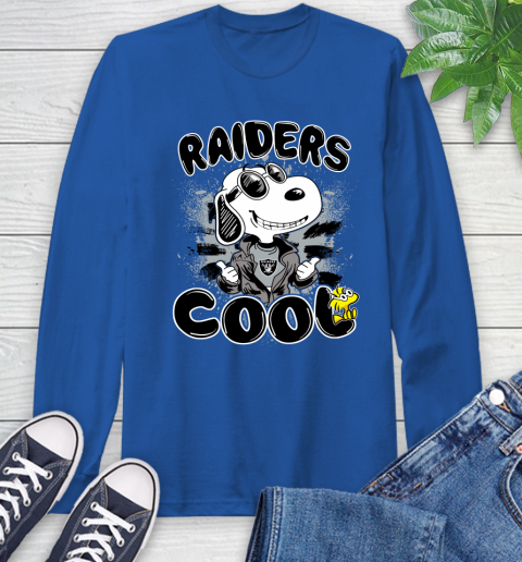 NFL Football Oakland Raiders Cool Snoopy Shirt Long Sleeve T-Shirt 11