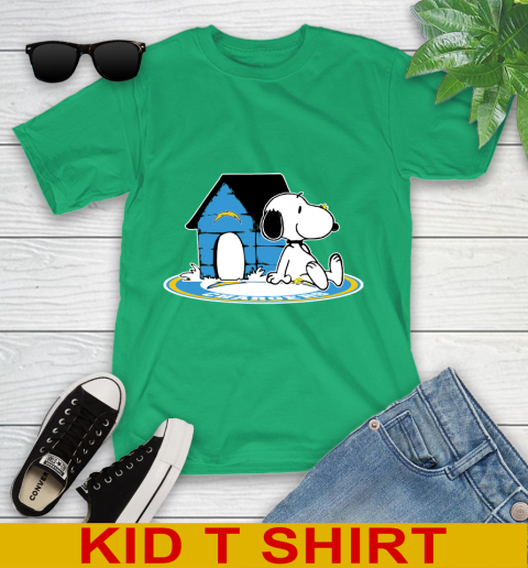 NFL Football Los Angeles Chargers Snoopy The Peanuts Movie Shirt Youth T-Shirt NFL Football Los Angeles Chargers Snoopy The Peanuts Movie Shirt Youth T-Shirt 6