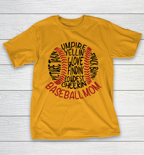 Mother's Day Funny Gift Ideas Apparel  Baseball Mom 2 T Shirt T-Shirt 2