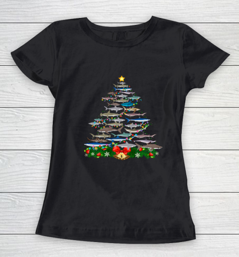 SHARK Christmas Tree Shirt SHARK Lovers Gifts Women's T-Shirt
