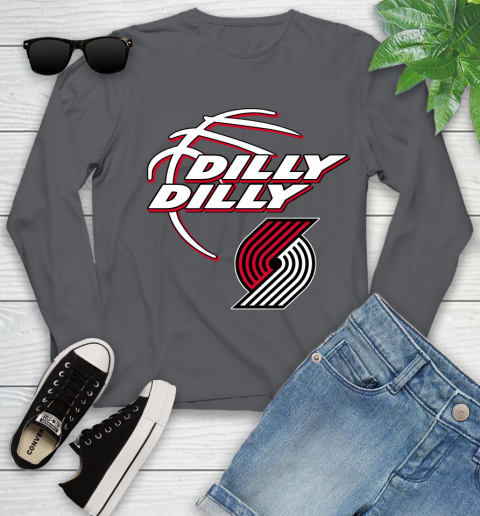 NBA Portland Trail Blazers Dilly Dilly Basketball Sports Youth Long Sleeve 8