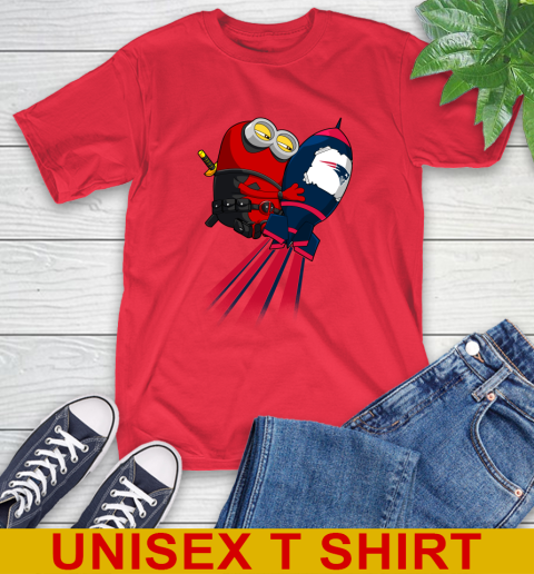 NFL Football New England Patriots Deadpool Minion Marvel Shirt T-Shirt 12
