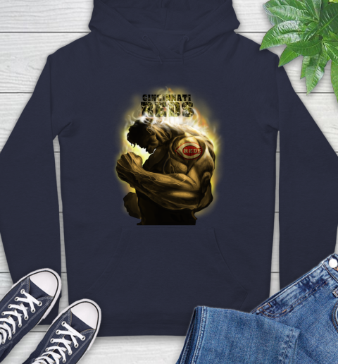 Cincinnati Reds MLB Baseball Hulk Marvel Avengers Sports Hoodie 3