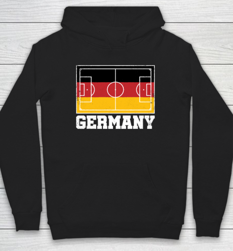Germany Soccer Field Country Flag German Pride Hoodie