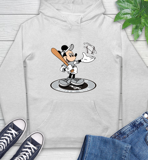 MLB Baseball Chicago White Sox Cheerful Mickey Disney Shirt Hoodie 2