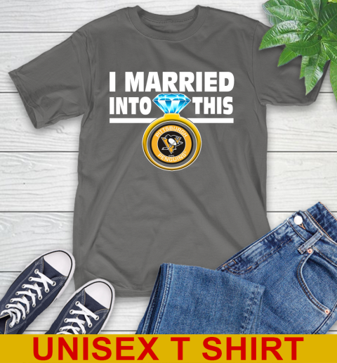 Pittsburgh Penguins NHL Hockey I Married Into This My Team Sports T-Shirt 10