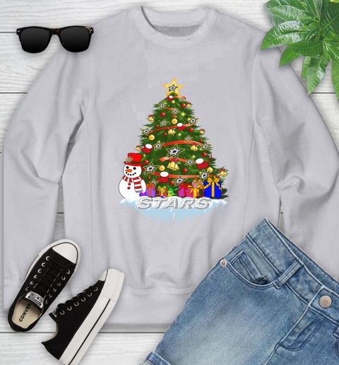 Dallas Stars Merry Christmas NHL Hockey Sports Youth Sweatshirt 4
