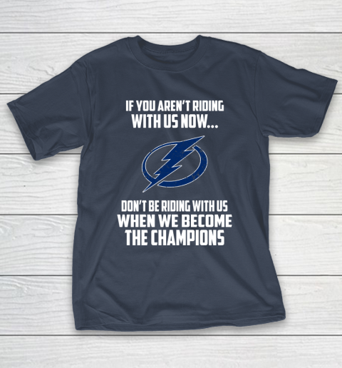NHL Tampa Bay Lightning Hockey We Become The Champions T-Shirt 3