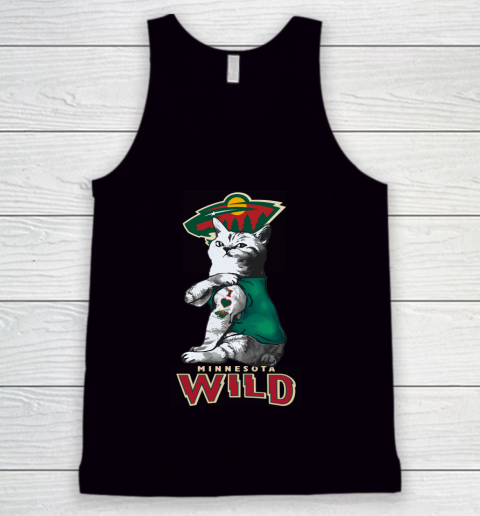 NHL My Cat Loves Minnesota Wild Hockey Tank Top