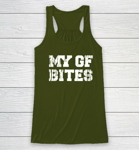 My Gf Bites Racerback Tank 2