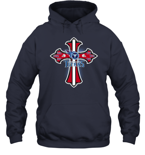 NFL Green Crusader Cross Tennessee Titans Hoodie - Rookbrand