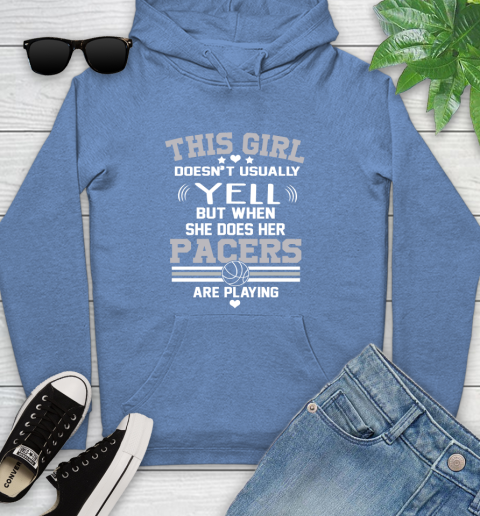 Indiana Pacers NBA Basketball I Yell When My Team Is Playing Youth Hoodie 13
