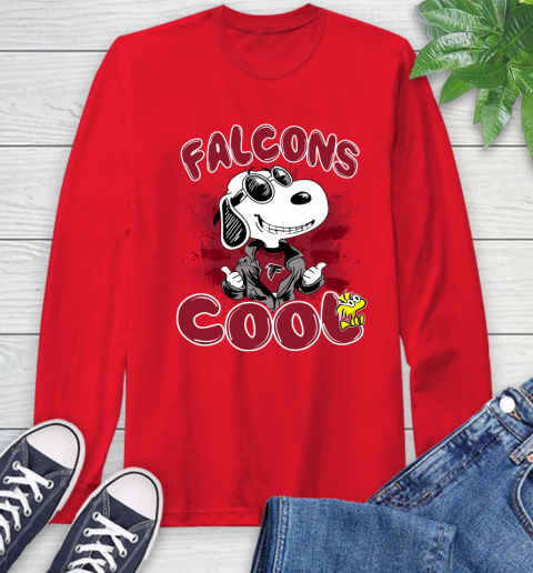 NFL Football Atlanta Falcons Cool Snoopy Shirt Long Sleeve T-Shirt 12
