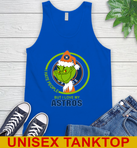 Houston Astros MLB Christmas Grinch I Hate People But I Love My Favorite Baseball Team Tank Top 5