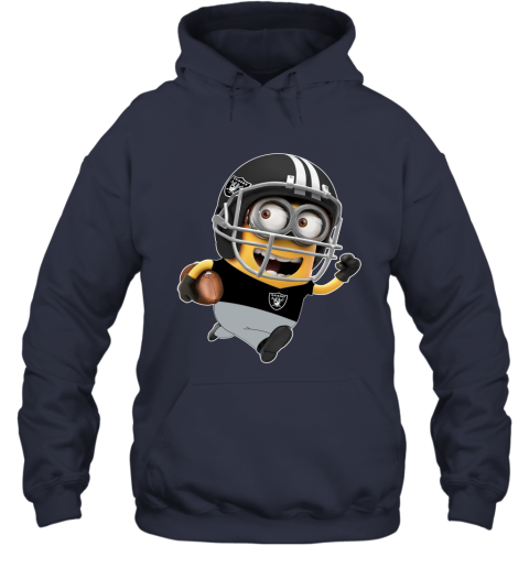 NFL Oakland Raiders Minions Disney Football Sports 36KojwK8MIr hoodie 23 95 151514 front navy