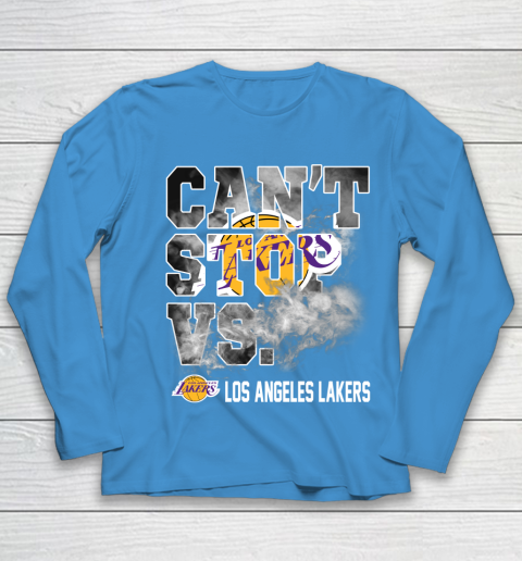 NBA Los Angeles Lakers Basketball Can't Stop Vs Youth Long Sleeve 5