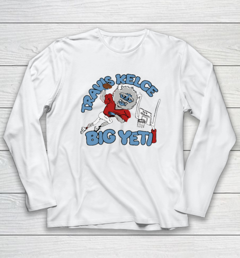 Travis Kelce Big Yeti Long Sleeve T-Shirt