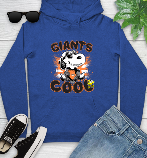 MLB Baseball San Francisco Giants Cool Snoopy Shirt Youth Hoodie 9