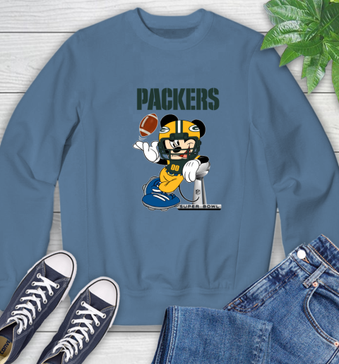 NFL Green Bay Packers Mickey Mouse Disney Super Bowl Football T Shirt Sweatshirt 7