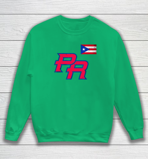 Puerto Rico 2023 Baseball Flag Pride red Boricua Puerto Rico Sweatshirt 4