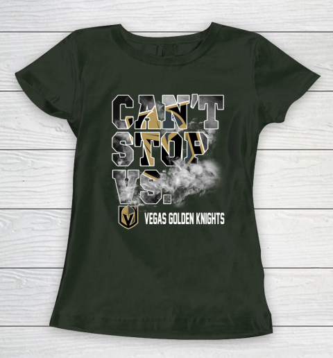 NHL Vegas Golden Knights Hockey Can't Stop Vs Women's T-Shirt 4