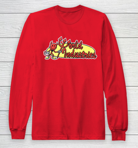 World Industries Devil Satan Hook Ups Skate Hookups Hook Ups Vintage 90's Long Sleeve T-Shirt 7