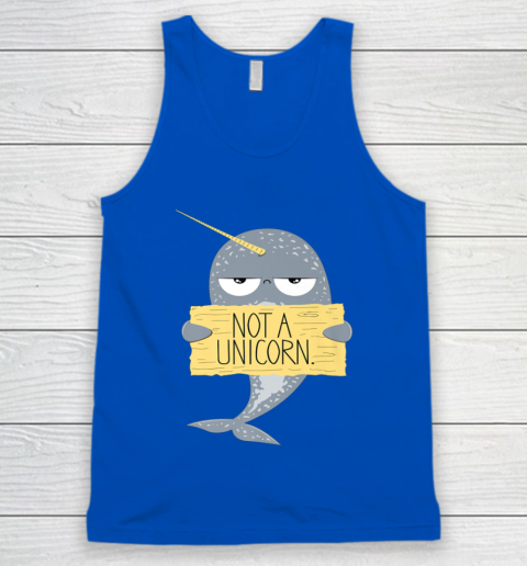 Not A Unicorn Cute Funny Narwhal Graphic Tank Top 5