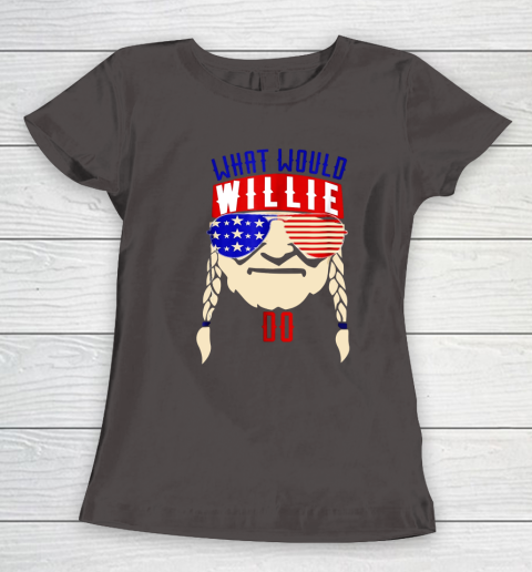Willie Nelson shirt What would Willie do Women's T-Shirt 7