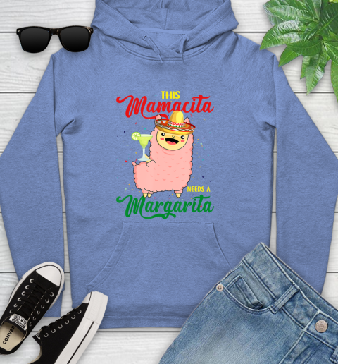 Nurse Shirt This Mamacita needs a Margarita Llama T Shirt Youth Hoodie 11