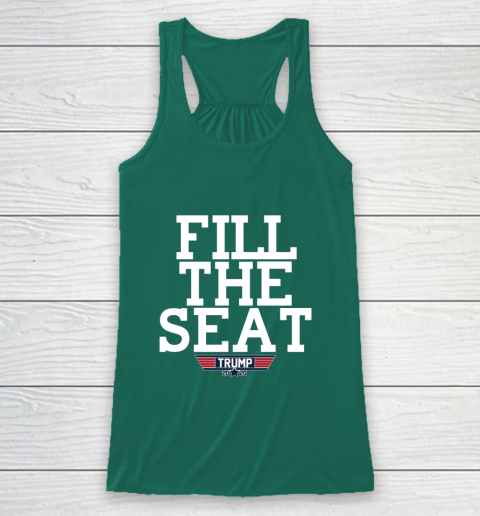 FILL THE SEAT TRUMP 2020 Racerback Tank 5