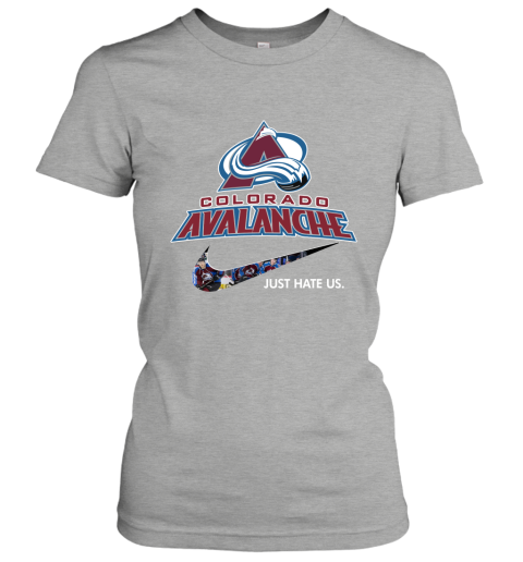 NHL Team Colorado Avalanche x Nike Just Hate Us Hockey Women's T-Shirt