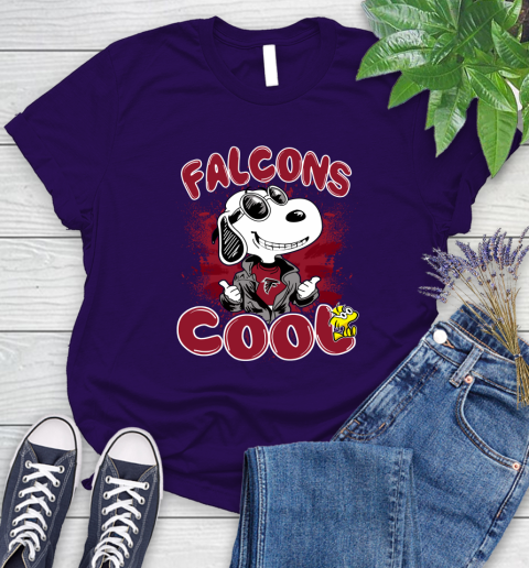 NFL Football Atlanta Falcons Cool Snoopy Shirt Women's T-Shirt 4