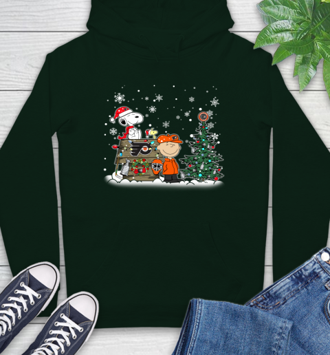 NHL Philadelphia Flyers Snoopy Charlie Brown Woodstock Christmas Stanley Cup Hockey Hoodie 12