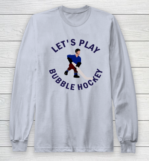 Bubble Hockey Let's Play Long Sleeve T-Shirt - Image 5