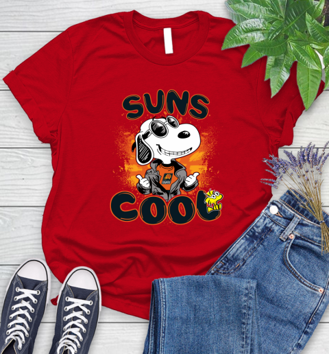 NBA Basketball Phoenix Suns Cool Snoopy Shirt Women's T-Shirt 11