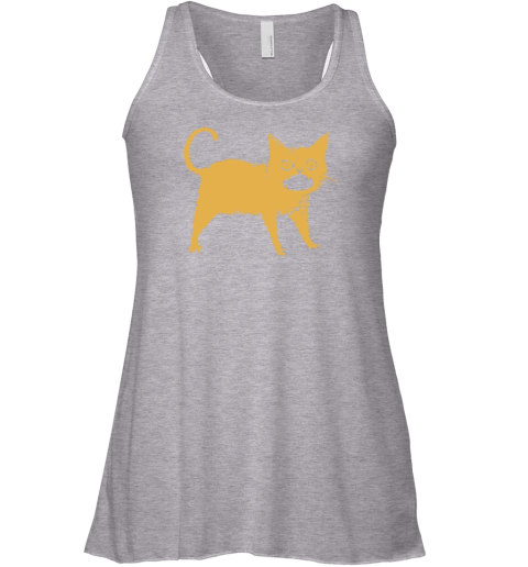 gqh6 horrible japanese cat premium flowy tank 32 front athletic heather