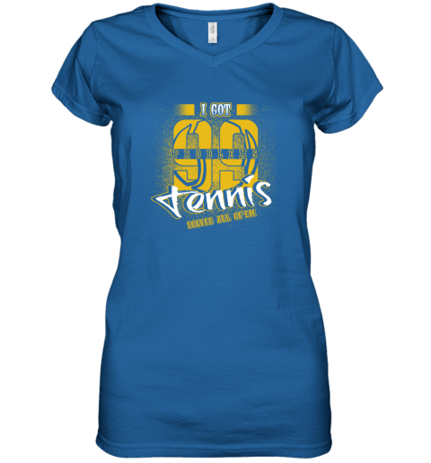 I Got 99 Problems TENNIS Solves All Of'em Women's V-Neck T-Shirt 5 I Got 99 Problems TENNIS Solves All Of'em Women's V-Neck T-Shirt - Image 5