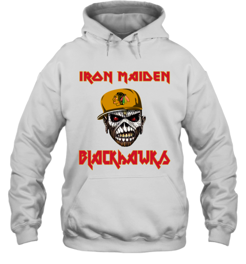 NHL Chicago Blackhawks Custom Name Number Skull Pullover Hoodie