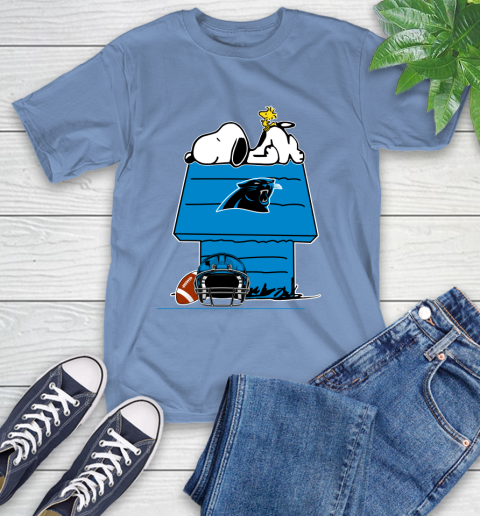 Carolina Panthers NFL Football Snoopy Woodstock The Peanuts Movie T-Shirt 11