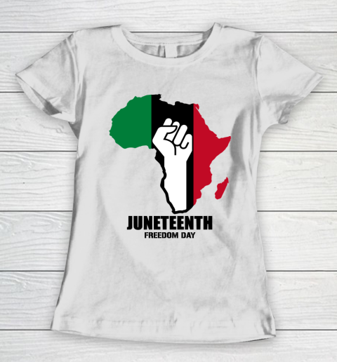 African american  Juneteenth Day Women's T-Shirt