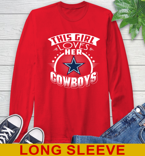 Dallas Cowboys NFL Football This Girl Loves Her Team 66