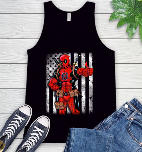 detroit tigers american flag shirt