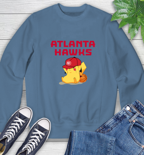 NBA Pikachu Basketball Sports Atlanta Hawks Sweatshirt 7