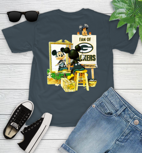 NFL Football Green Bay Packers Mickey Drawing Shirt 102